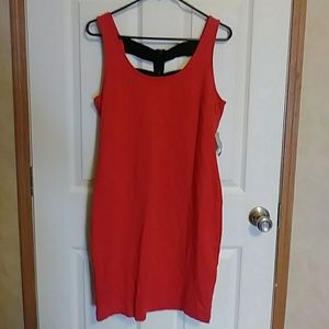 Red Forever21 plus dress